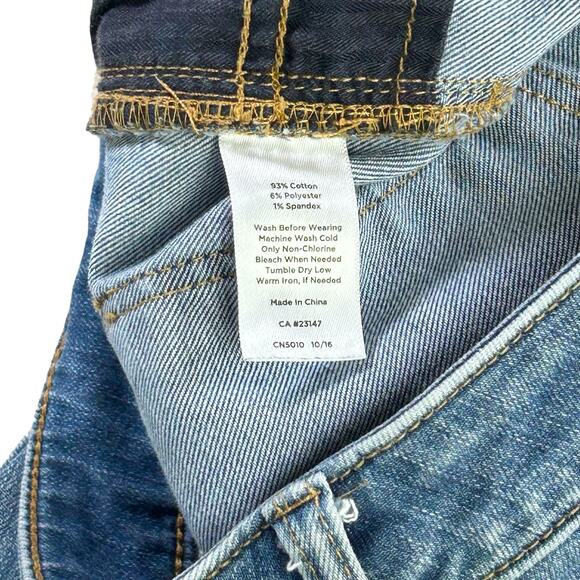 Talbots Petite Cropped Jeans Size 6P Blue Nautical Ankle Button Stone Wash Denim - Picture 8 of 11